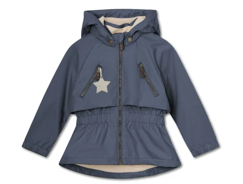 Mini A Ture ombre blue overgangsjakke Algea fleecefor